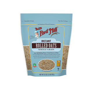 鲍勃红磨坊美国进口纯即食燕麦片无添加免煮官方旗舰店正品原味