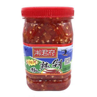 湘君府浏阳河剁辣椒整箱1000克*6桶炒菜剁椒鱼头调味酱餐饮装