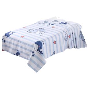 定制儿童床单单件纯棉学生宿舍100棉被单幼儿园三件套1米5单双人