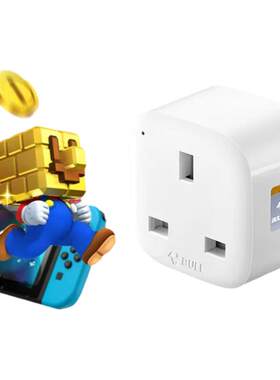 公牛switch2/ps5港版转换插头