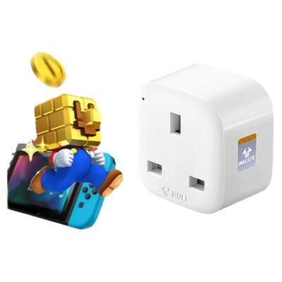 公牛switch2/ps5港版转换插头