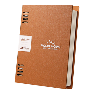 B5活页笔记本不咯手可拆卸初中生专用A5高中生大学生加厚线圈本子替芯方格横线英语本学生记作业本记事本文具