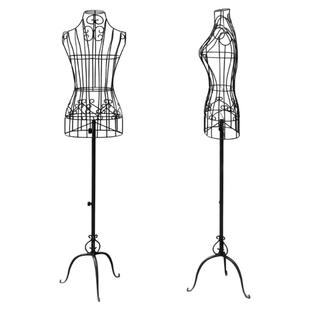 热卖欧式铁艺模特架女道具婚纱拍摄服装架全身半身女挂衣架展示架