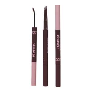 桃又野旗舰店买2更优惠桃又野双头染眉膏眉笔二合一防水浅色持久粉棕色女