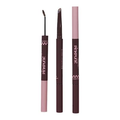 桃又野双头染眉膏眉笔二合一防水