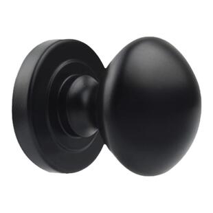 谷仓门拉手隐形门把手免打孔木门室内房门实心单孔玻璃门把手黑色