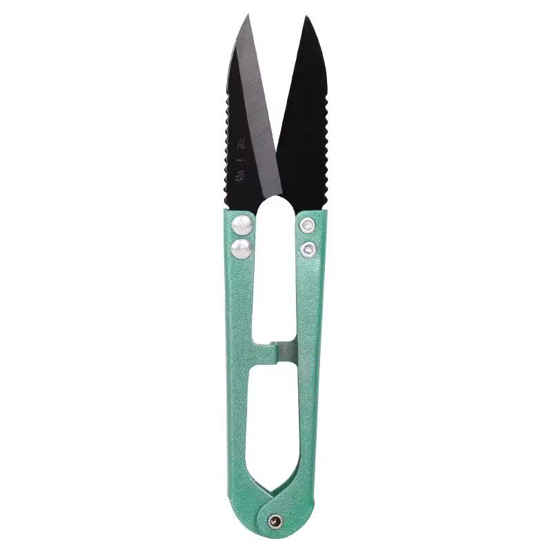 张小泉纱剪线头小剪刀U型弹簧剪