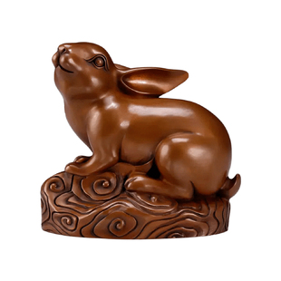 新款紫铜12生肖摆件鼠牛虎兔龙蛇马羊猴鸡狗猪铜雕收藏工艺品装饰