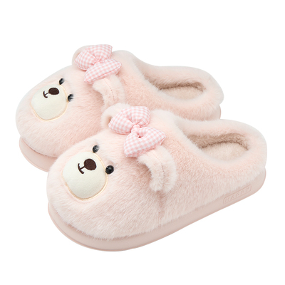 棉拖鞋女款冬季2025新款室内家居月子可爱毛绒厚底棉拖鞋男款冬天