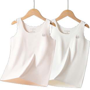 丽婴房儿童内衣发育期小学生一阶段10岁12小女孩打底内穿女童背心