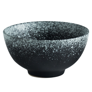 高颜值釉下彩小碗个人专用饭碗复古米饭碗陶瓷汤碗家用冰粉碗