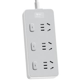 公牛插座3位分控多功能家用拖线板独立开关插排插线板带线Z1033T