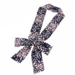 牛仔裤丝带腰带配裙子女百搭多功能装饰夏季韩版窄丝巾细长条飘带