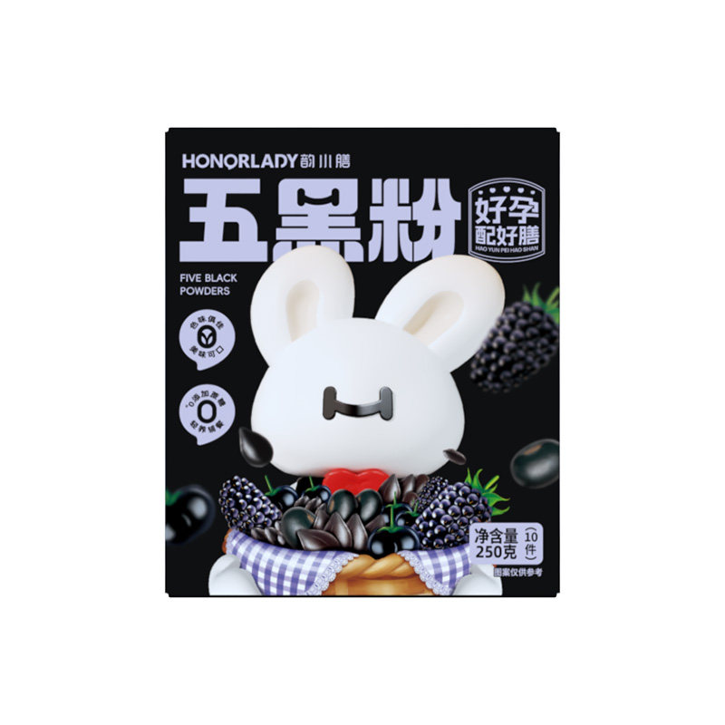 韵小膳五黑粉黑芝麻糊核桃芝麻