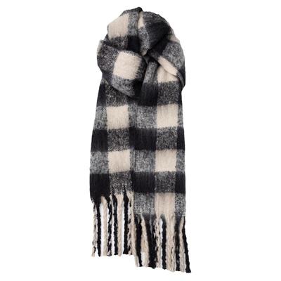 超长加厚毛绒马海毛围巾男女情侣