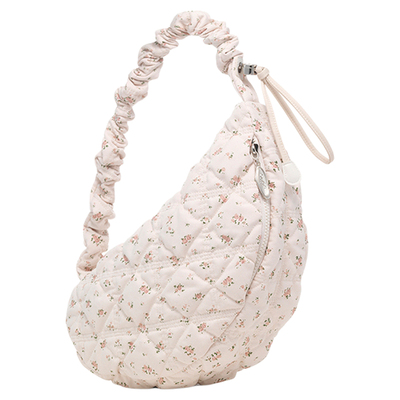 Carlyn FLOWER COZY中号韩国小众设计小碎花云朵饺子马鞍包单肩包