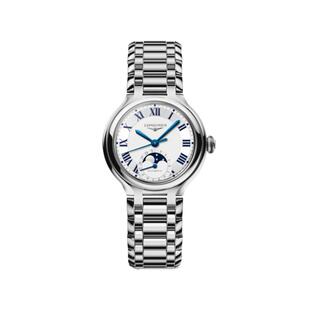 【自营】浪琴/Longine 心月系列精钢 自动上链机械机芯 女表34MM