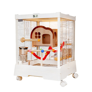 鹦鹉笼子专用新型生态笼保温大号别墅优嗖430不锈钢家养鹦鹉鸟笼