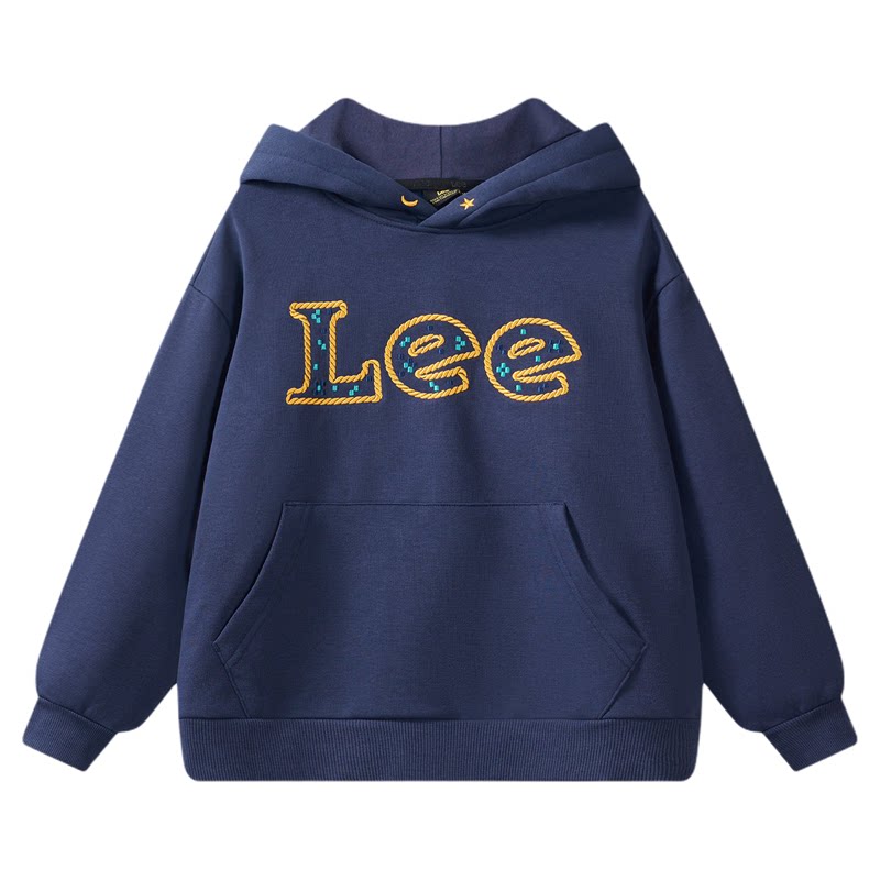 Leekids加绒保暖连帽卫衣