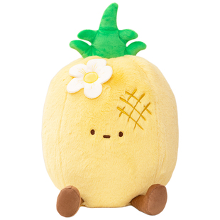 可爱菠萝抱枕女生睡觉玩偶生日礼物布偶娃娃网红超软可爱毛绒玩具