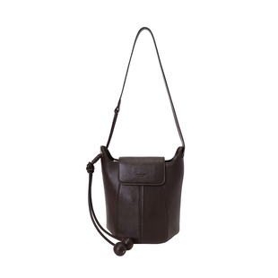 南风Chio2nd 牛皮摩登暖冬水桶包包女复古时尚手机包真皮斜挎小包