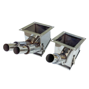 不锈钢吸料盒干燥机配件储料桶拆卸下料盒烘料桶单双管上料盒包邮