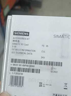 议价6AV2181-8XP00-0AX0西门子SD存储卡2GB SD卡6AV21818XP000AX0