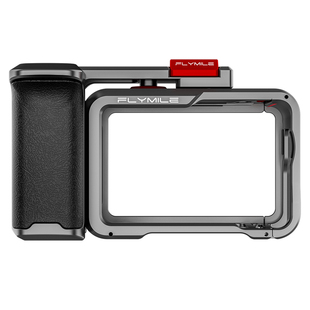 适用大疆Action4/5Pro金属街拍手柄套装 osmo action6运动相机兔笼手柄快门套件微单/单反握把拍摄神器配件