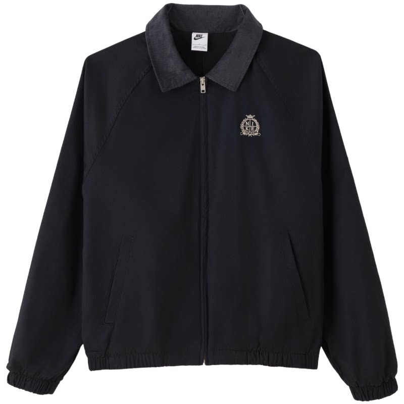 耐克男宽松翻领复古教练夹克外套