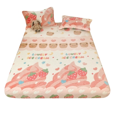 【立体毛绒不掉毛保暖】床笠