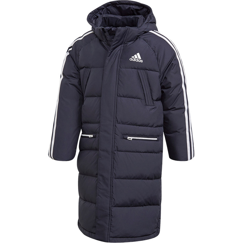Adidas/阿迪达斯正品中长款大童修身保暖羽绒服当季新款 GG3651