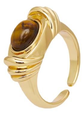 张紫宁江疏影同款宝石开口戒指