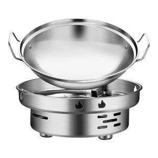 干锅锅具酒精炉小火锅新式家用小锅仔锅底座专用炉子固体酒精块