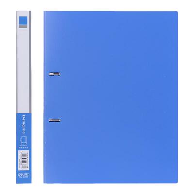 得力5382打孔活页夹资料夹透明插页A4文件夹两孔二三孔活页文件夹多功能o型D型夹双孔资料整理快劳夹办公用品