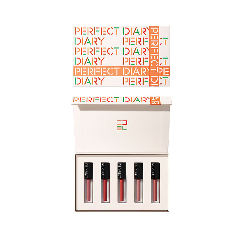 完美日记迷你仿生膜唇釉礼盒送女生哑光口红套装新年礼物