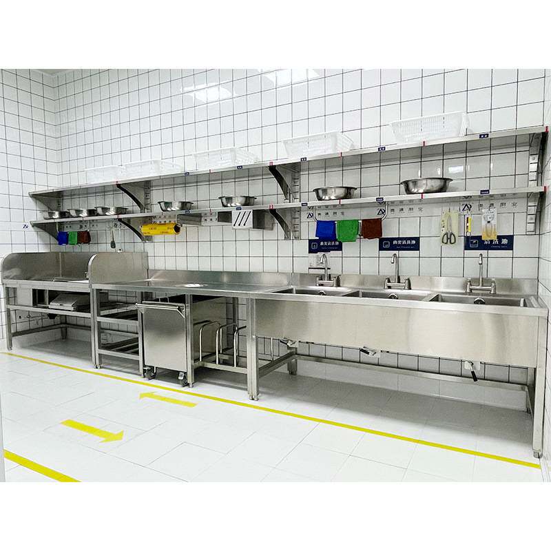 不锈钢餐边柜家用商用异形橱柜整体厨具定做 不锈钢整体厨房定制