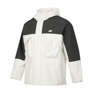 NEW BALANCE 男装运动服跑步健身训练外套连帽梭织夹克AMJ43302