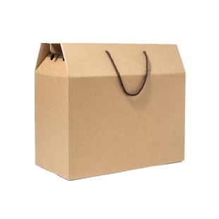 现货加厚特硬手提纸箱水果鸡蛋粽子超大牛皮瓦楞纸盒通用包装礼盒