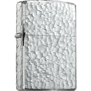 ZIPPO打火机碎冰冰外壳官方正品旗舰店防风煤油送男友高档礼物