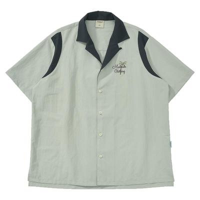 街头个性潮男夏威夷衬衣夏季上衣