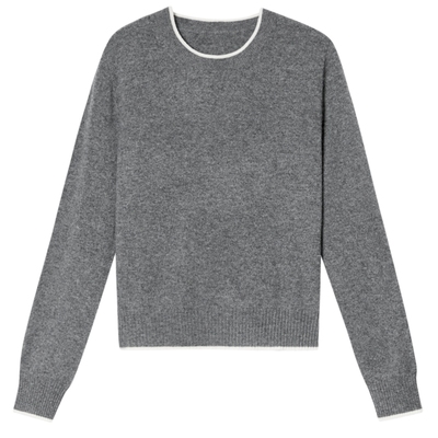 【 羊绒系列】诗篇专选无缝一体山羊绒圆领打底针织衫冬款