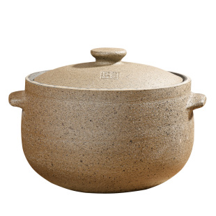 荥经砂锅煲汤炖锅家用煲汤燃气煤气灶专用陶煲汤锅无釉老式土砂锅