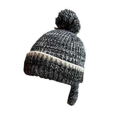 儿童毛线帽子飞行员2025新款秋冬季中大男孩护耳雷锋小痞帅气炸街