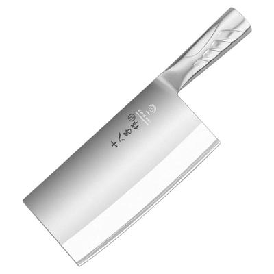 十八子作菜刀厨师商用锋利切菜斩切两用刀家用厨房80cr复合钢刀具