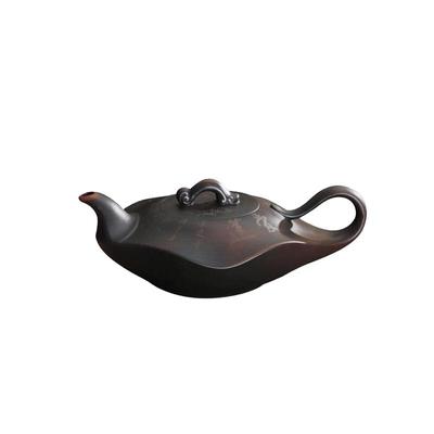 紫陶水云间爱莲凤鸣壶大容量茶壶