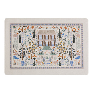 法式卡蒙特皮革餐垫中古田园农舍防水防烫隔热桌垫西餐垫餐具垫子