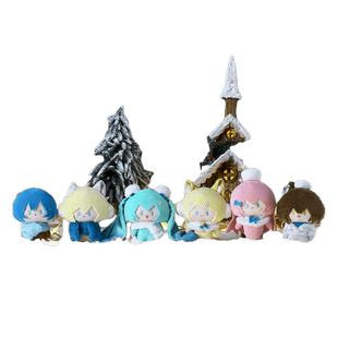 bilibili哔哩哔哩新品VOCALOID初音未来梦的星雪夜毛绒挂件