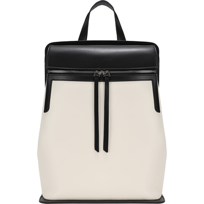 SEWAHU莎哇狐皮质撞色通勤双肩包