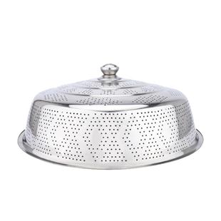 加厚不锈钢菜罩菜盖餐桌罩碗饭罩罩子大防尘剩菜家用厨房神器饭菜