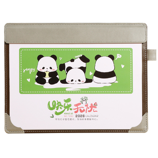 台历2026年定制创意桌面鼠标垫商务创意记事台历摆件办公桌历大班台历垫日历本计划本大号月历2025年台历新款